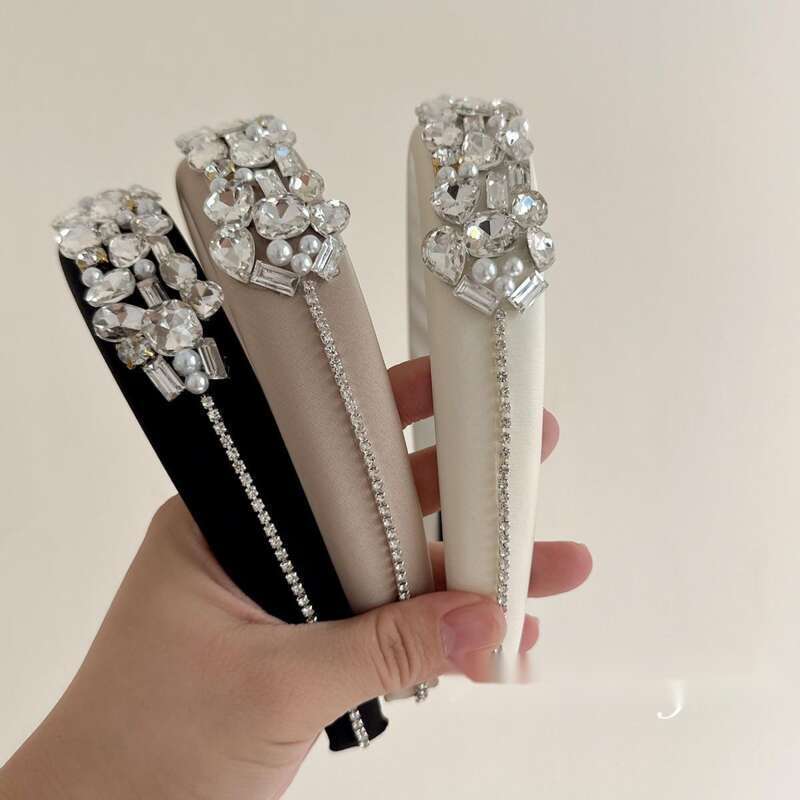 Prinzessin Ins Wind Wald Armband Für Nach Außen Licht Luxus Wasser Diamant Kopfstück Super Flash Temperament Stirnband Haar_voghion.com