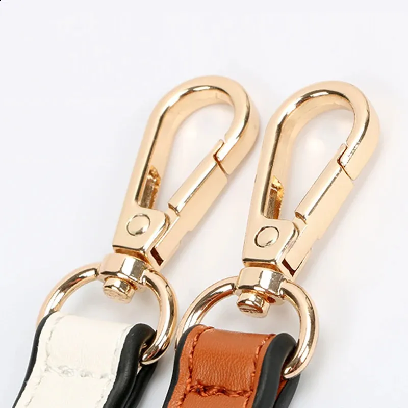 100% Genuine Leather Handbags Handles For Handbag Short Purse Strap Golden Buckle Replacement Bag Belt Band 240729_voghion.com