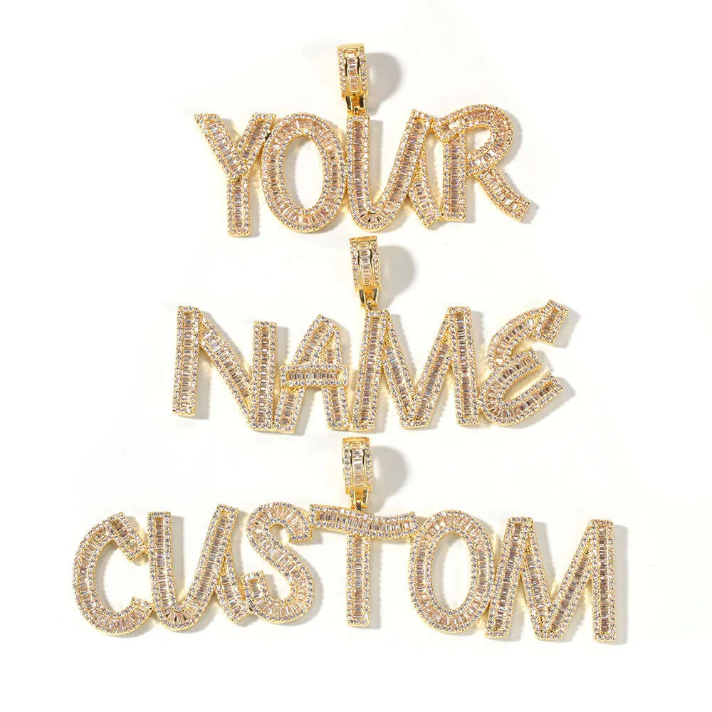 DIY Designer Hip Hop Letter Necklace Fashionable Dia Inlaid Ddiigital Splicing Sweater Chain Tcrendy Brand Unique_voghion.com