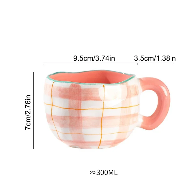 Ceramic Mug Hand Pinched Irregular Design For Coffee And Tea_voghion.com