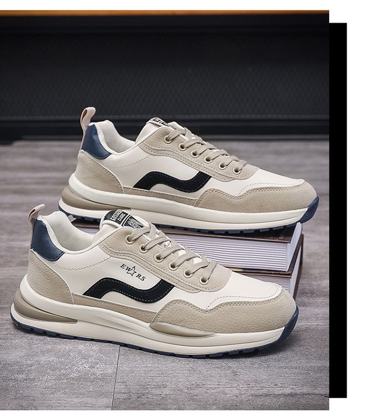Men's summer new breathable plate men's trend with height increase sports casual running tide shoes_voghion.com