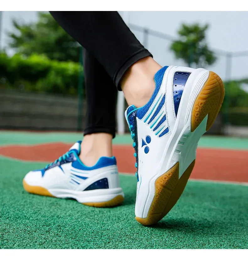 womens breathable volleyball Mens badminton shoes indoor athletic training sneakers tennis couple_voghion.com