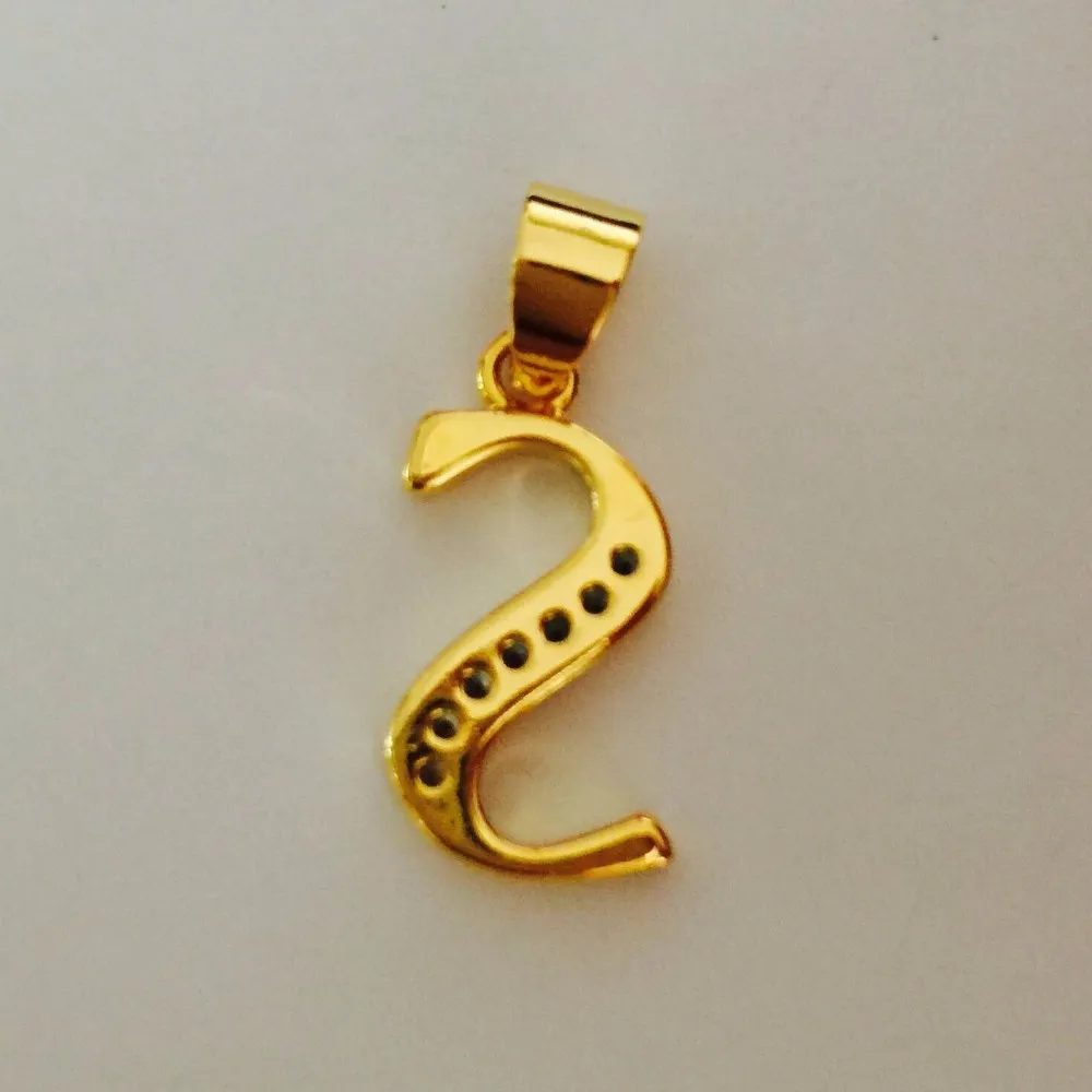 Moda quente 26 carta charme pingente colar mulheres simples S colar, amantes presente banhado a ouro sier inicial gargantilha_voghion.com