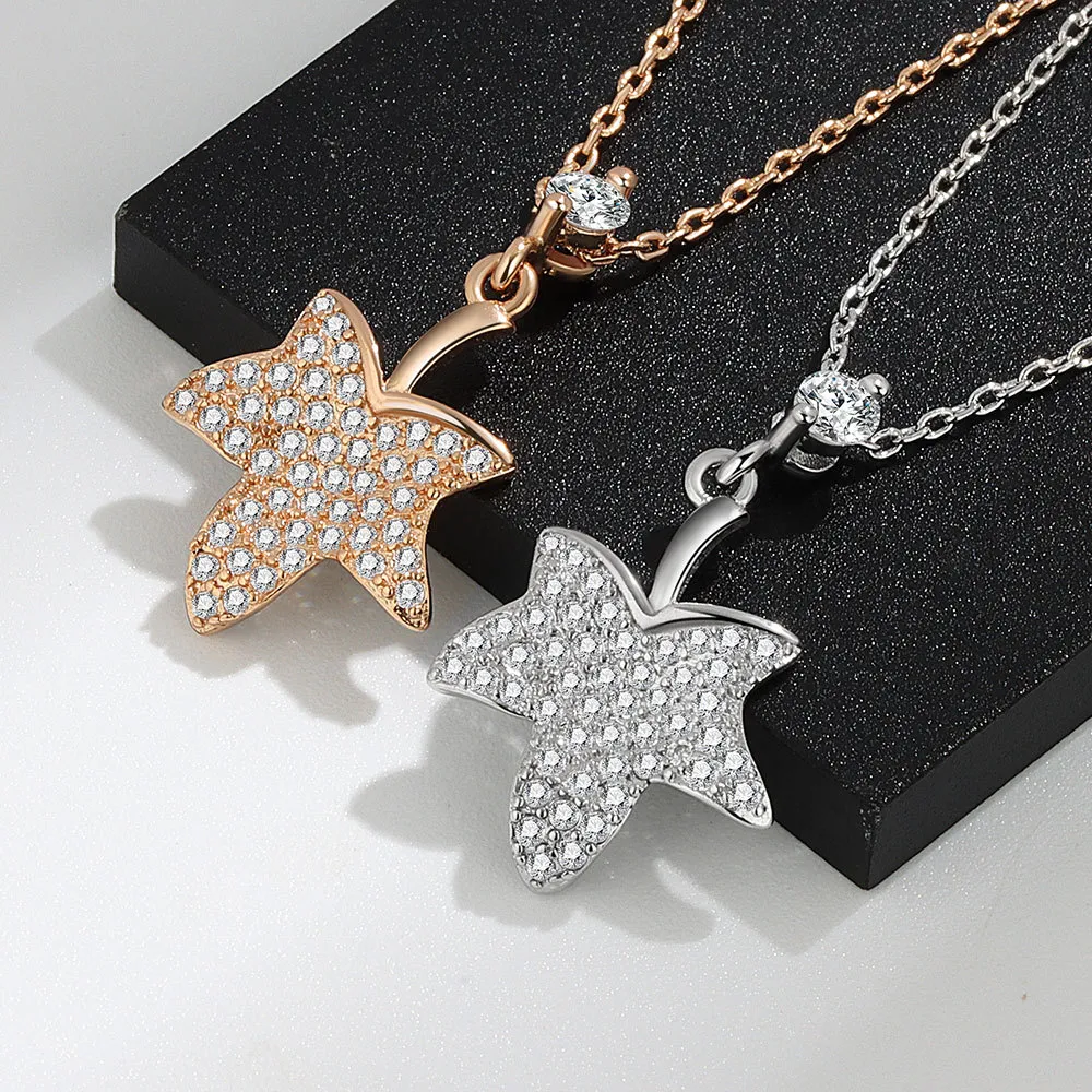 Sieraden Ketting Vrouwelijk Sterling Sier Esdoornblad Sleutelbeen Ketting Licht Niche Ontwerp Sense Ins Tide Online Beroemdheid_voghion.com