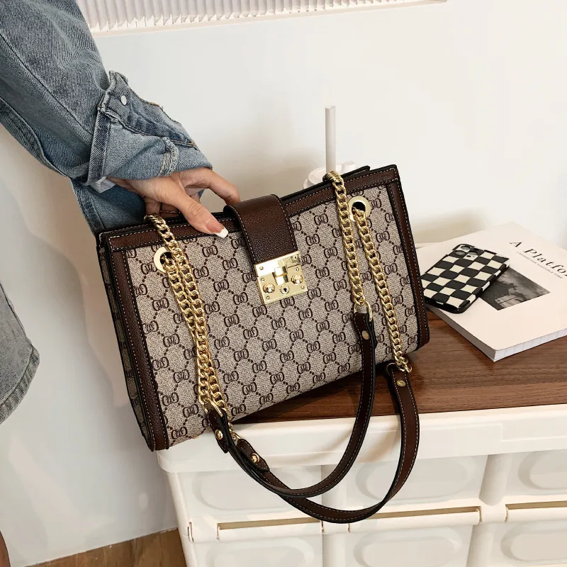 Designer Freies Verschiffen 2025 Neue Modische Tote Premium Textur Gedruckt Große Kapazität Einzelnen Schulter Unterarm Tasche Für_voghion.com