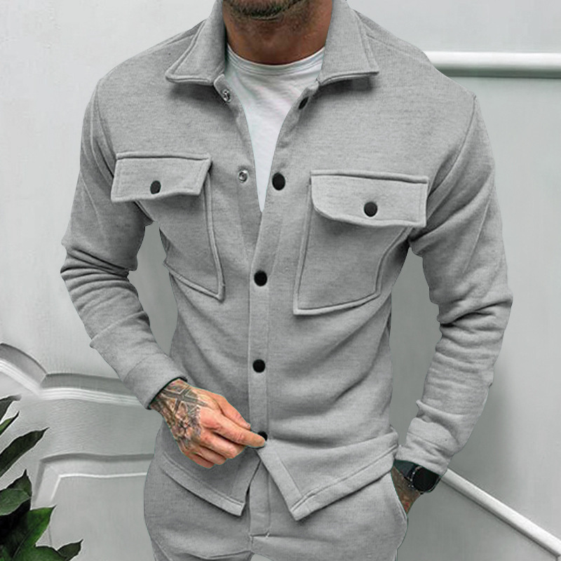 2024 Winter Neue Plüsch Mode Casual Jacken Trendy Herrenbekleidung_voghion.com