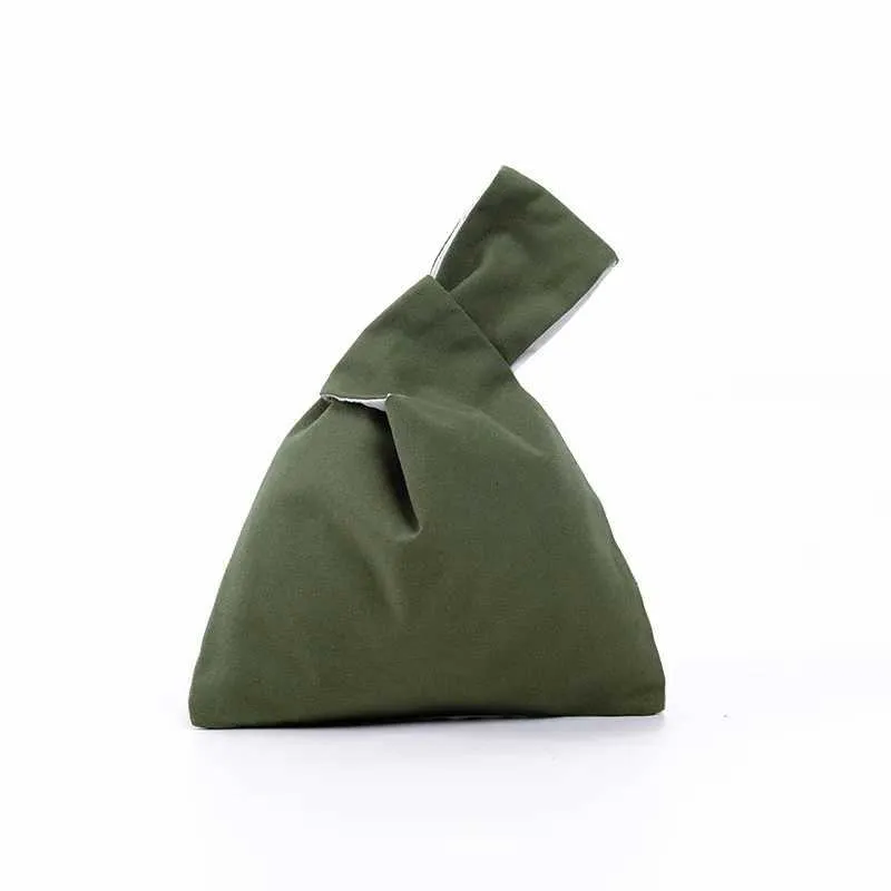 Borsa da shopping leggera riutilizzabile ecologica in cotone Wens Knot Wrist, porta monete Y241106_voghion.com
