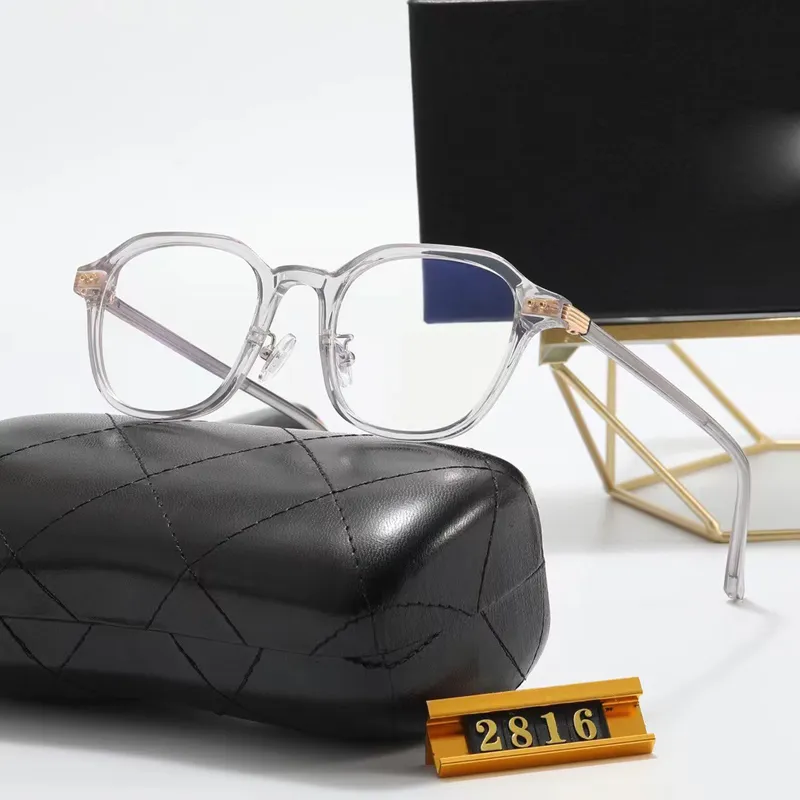 Moud Fra Sonnebrëll Frame Retro transparent gro Ronn Designer Trend klassesch Brëller optesch personaliséiert Rezept_voghion.com