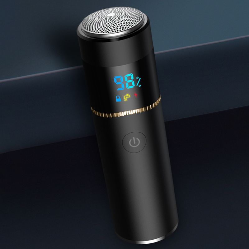 Ruixingst barbeador totalmente lavável IPX7 à prova d'água motor de alta velocidade lâmina de barbear elétrica recarregável úmida/seca para homens_voghion.com