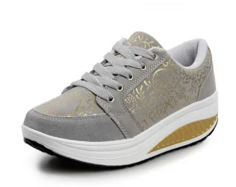 Comfortable Women's Rocking Running Shoes Breathable Round Toe_voghion.com