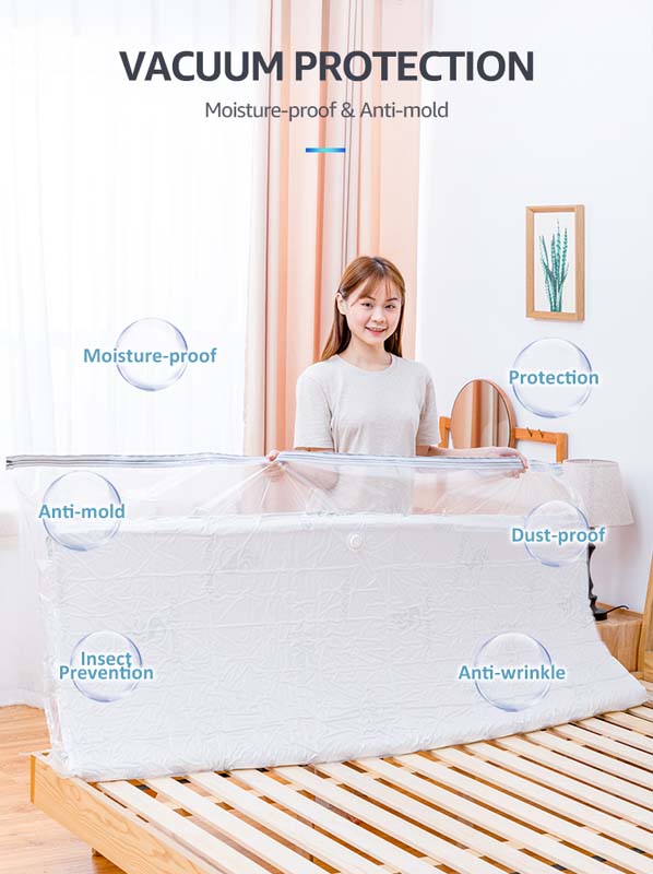 Sacchetto di compressione per materasso in lattice per uso domestico, pieghevole, per imballaggio, per materassi in memory foam, ventilato e imbottiti_voghion.com