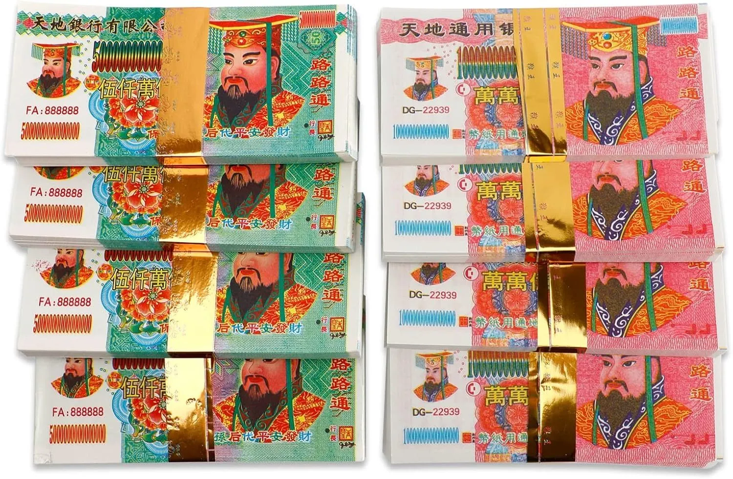 Utilizzato nei rituali di incenso delle cerimonie religiose cinesi - Banconote provenienti da case di risparmio sotterraneo, presentate in forma di carta piegata_voghion.com