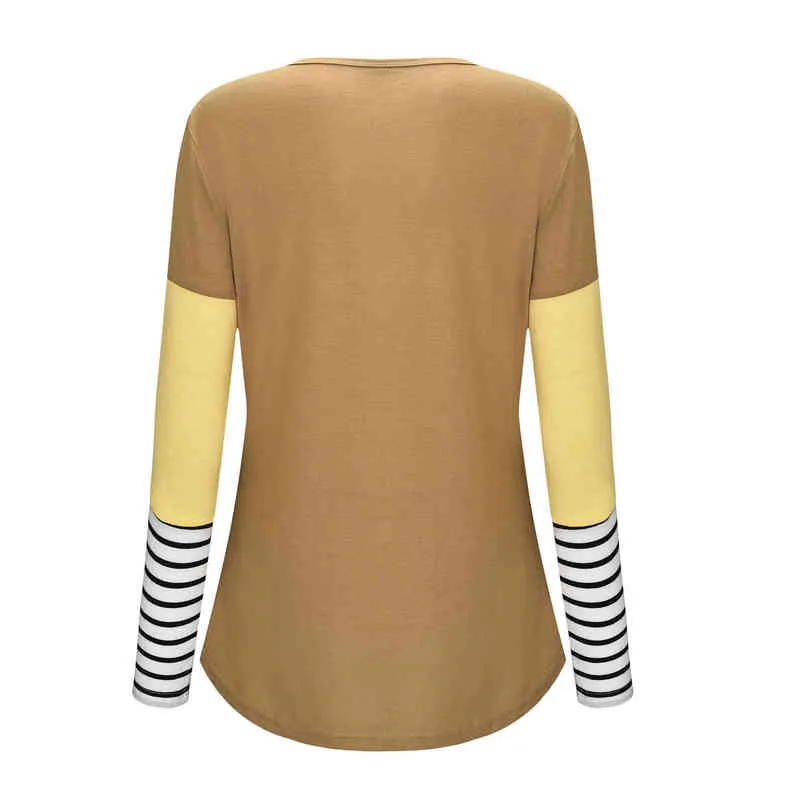 Frauen Schwangere Mutterschaft Kleidung Stillen Tops Stillen Gestreiften T-shirt Mama Langarm S/M/L/Xl/Xxl L220801_voghion.com