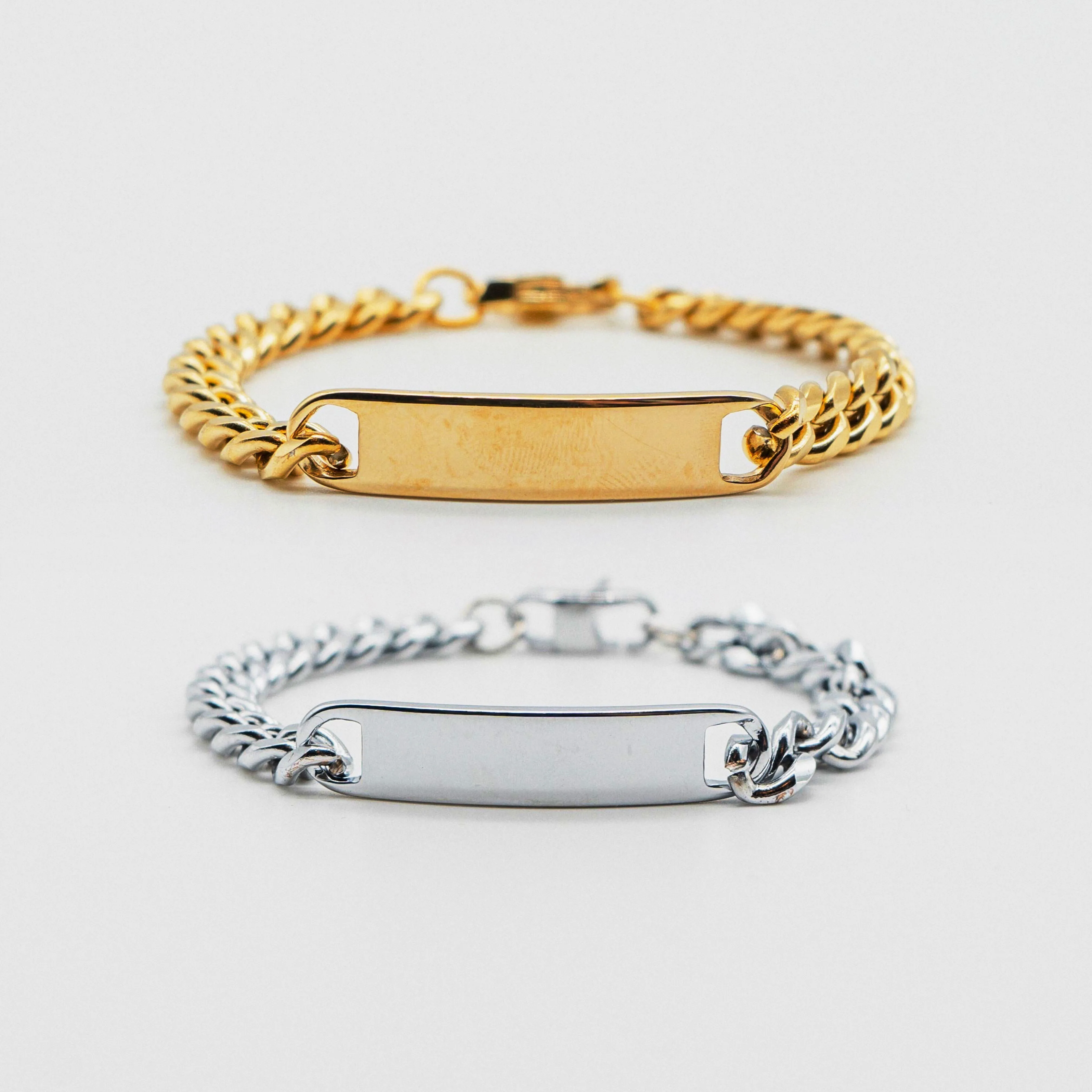 Brățară placată cu aur autentic, lanț cubanez de 5 mm, frânghie de 3 mm, unică, subțire, cu microfigaro, lanț de grâu, din oțel inoxidabil, streetwear_voghion.com