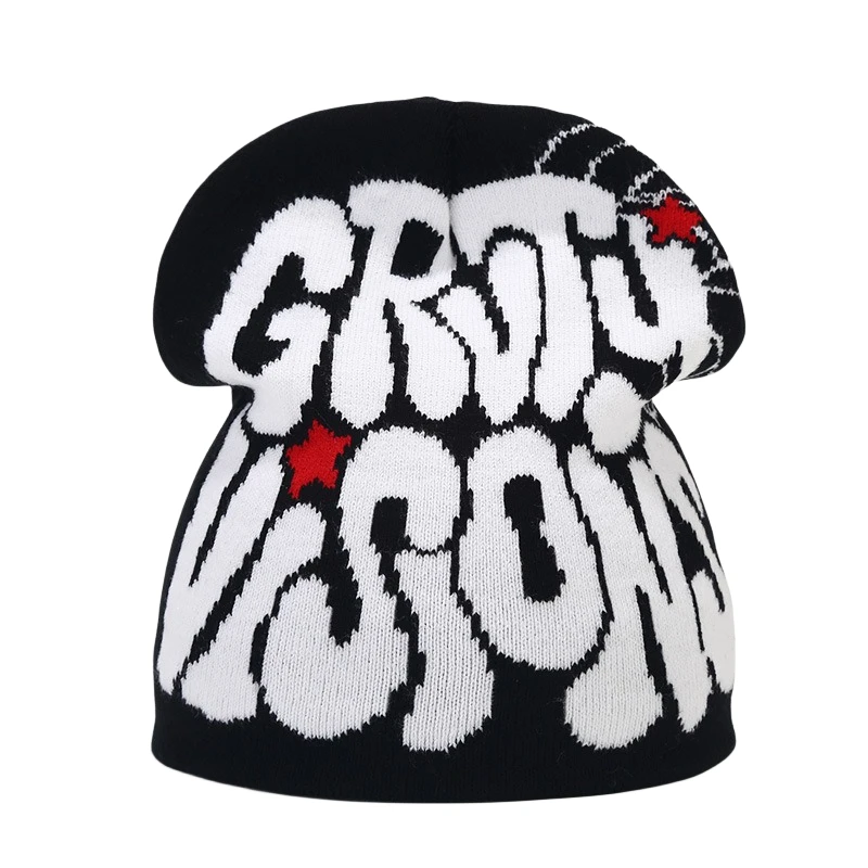 Winter Herbst gestrickte Wolle minus zwei Mütze Cargo Y2k Mütze für Männer Frauen Kanye Mützen Gorras Hombre Top halten warm Hut wind dicht_voghion.com