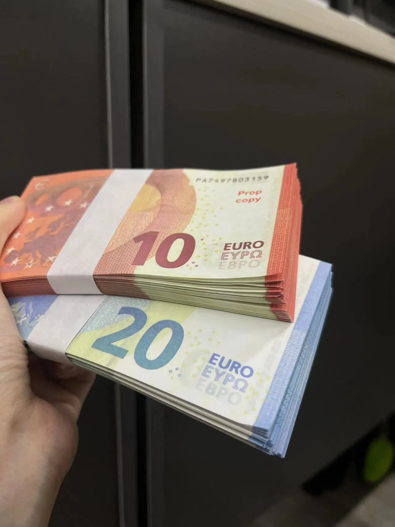 Kopya Para Gerçek 1:2 Boyutlu Parti Malzemeleri Fa K E Banknot 10 20 50 100 200 500 Euro Gerçekçi Oyuncak Bar Aksesuarları Para Birimi_voghion.com