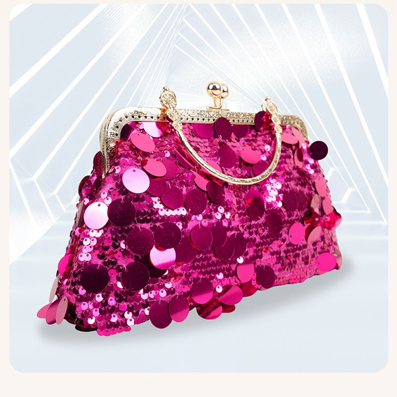 Borse nuove paillettes moda Donna borsa portaoggetti tutto-fiammifero abito leggero borsa da sera_voghion.com