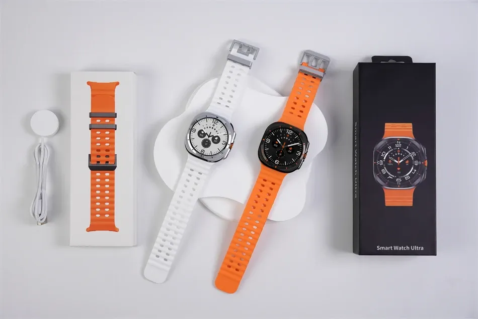 Herr smartwatch med bluetooth samtal amoled skärm och gps_voghion.com