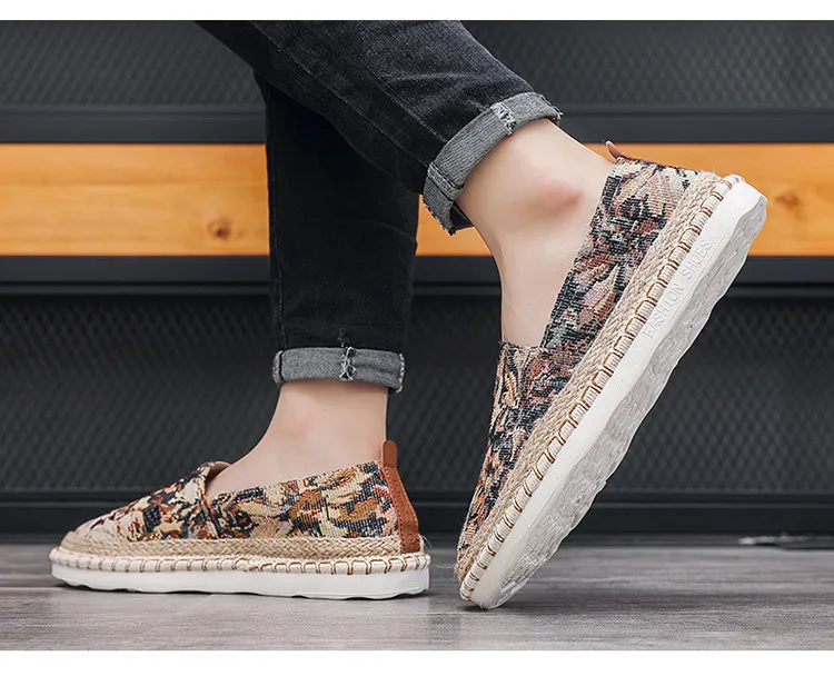 Klassische runde Zehenpartie für Herren, lässig, atmungsaktiv, Canvas-Loafer, Herren, flache Fishmen-Schuhe, Espadrilles, atos de Hombre 2023_voghion.com