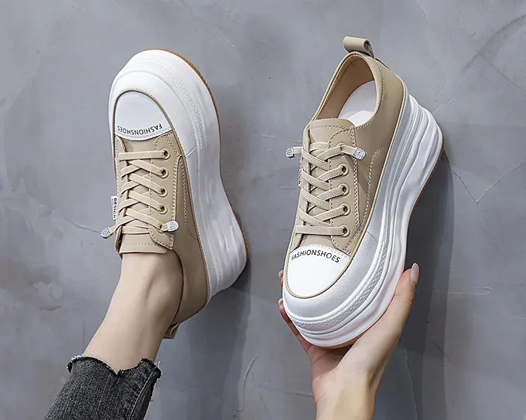 7cm rindsleder vulkanisierte plattform keilförmigen versteckte schnürsenkel schnürsenkel erhöhen lässige mode sport frauen_voghion.com