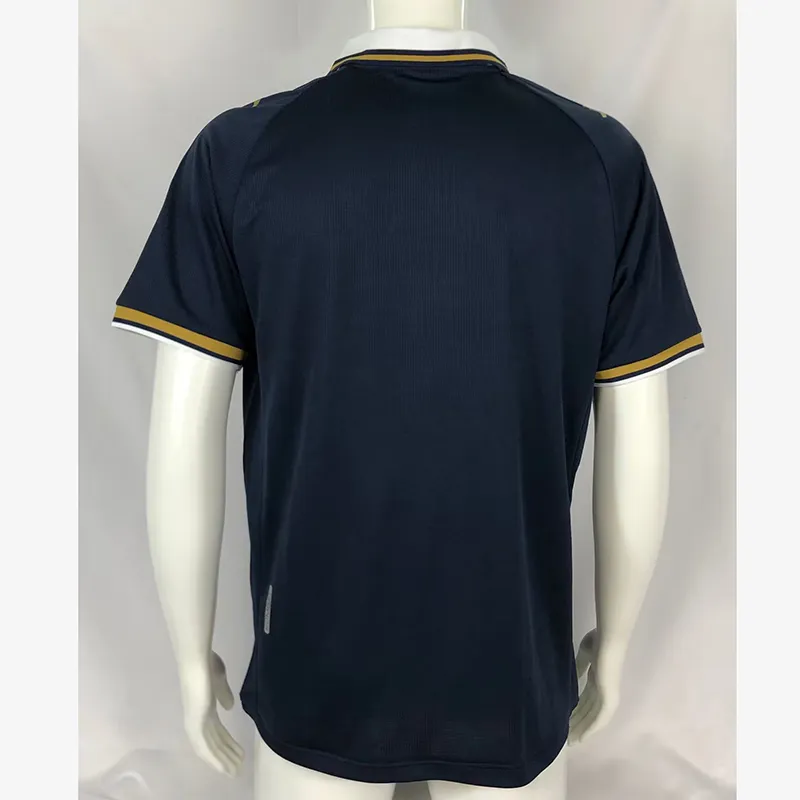 22 23 Kallithea Athen Fußballtrikots Heim Blau Auswärts Weiß Kurzarm Fußballhemd Erwachsenenuniform_voghion.com