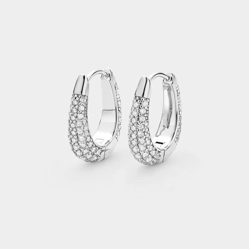 Pavé Original design, elegant and urious earrings_voghion.com