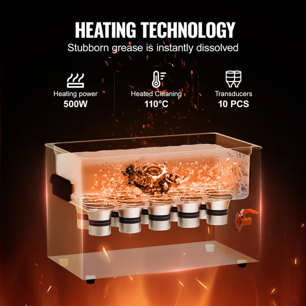 Ultrasonic Cleaner With Heater And Timer For Lab And Auto Parts_voghion.com