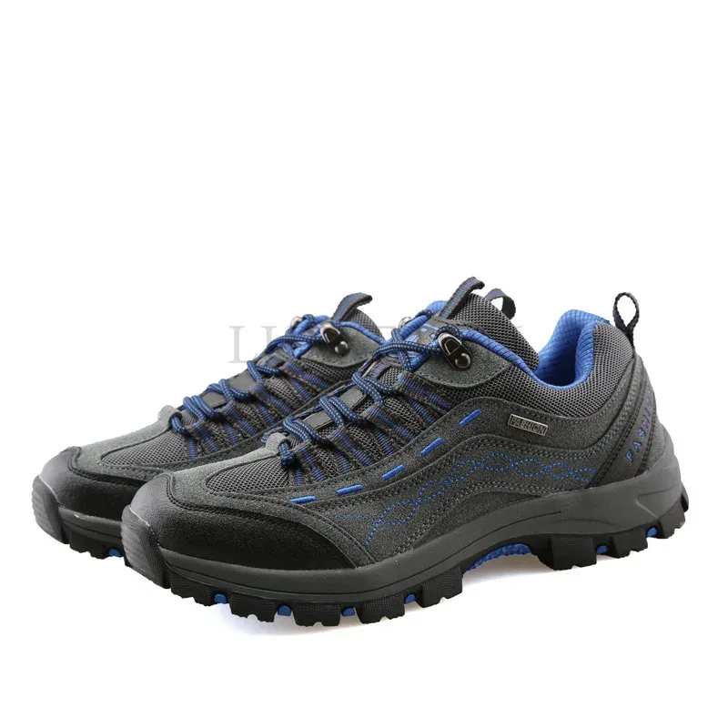 Flat Bottomed Mesh Couple Outdoor Hiking Breathable Comfortable Lightweight Anti Slip Wear Resistant Sports Shoes_voghion.com