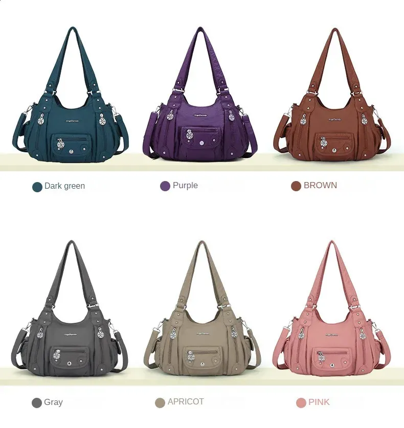 Damenhandtaschen Damentaschen Vintage Weiches Leder Mode Schulranzen Motorradtasche Tragetaschen Umhängetasche 240827_voghion.com