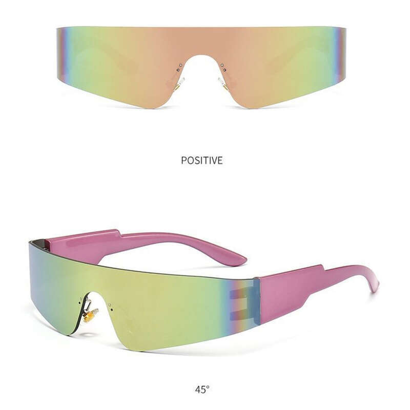 【 Fit Facial Curve 】 Chengkai Cyberpunk Future Technology Frameless Integrated For Driving, Cycling, Street Photography,_voghion.com