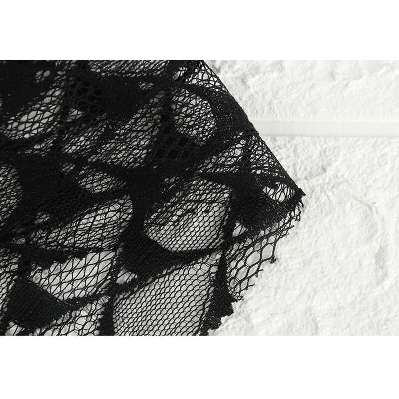 Novo com malha oca sem elástico para mulheres e vestidos, tecido de renda de malha para vestidos de noiva_voghion.com