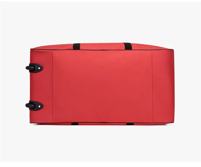 Universal-Reisetasche mit Rollen für Männer und Frauen, schwarz, Reisekoffer, faltbar, Reisetasche für die Nacht, Multifunktions-Handtasche_voghion.com