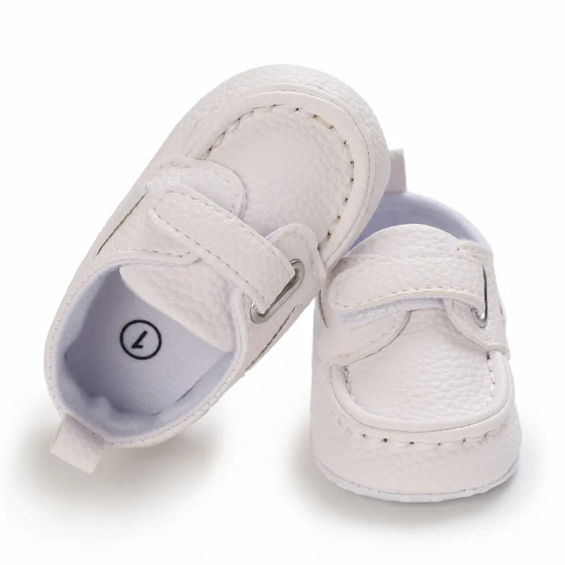 Little Kid Cuir Bébé Antidérapant Fond Souple Bébé Unisexe Décontracté Littlesprouts Nouveau-Né Tout-Petit Premiers Marcheurs Berceau_voghion.com