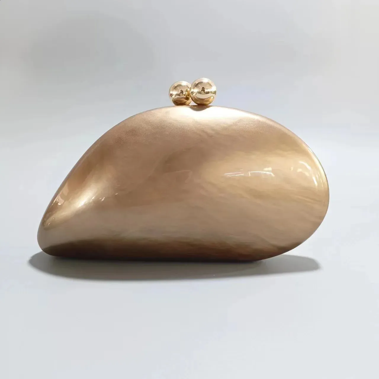 Acryl muschelform handtasche frauen abendgesellschaft niedliche perle ei geldbörse blau handtasche großhandel 240827_voghion.com