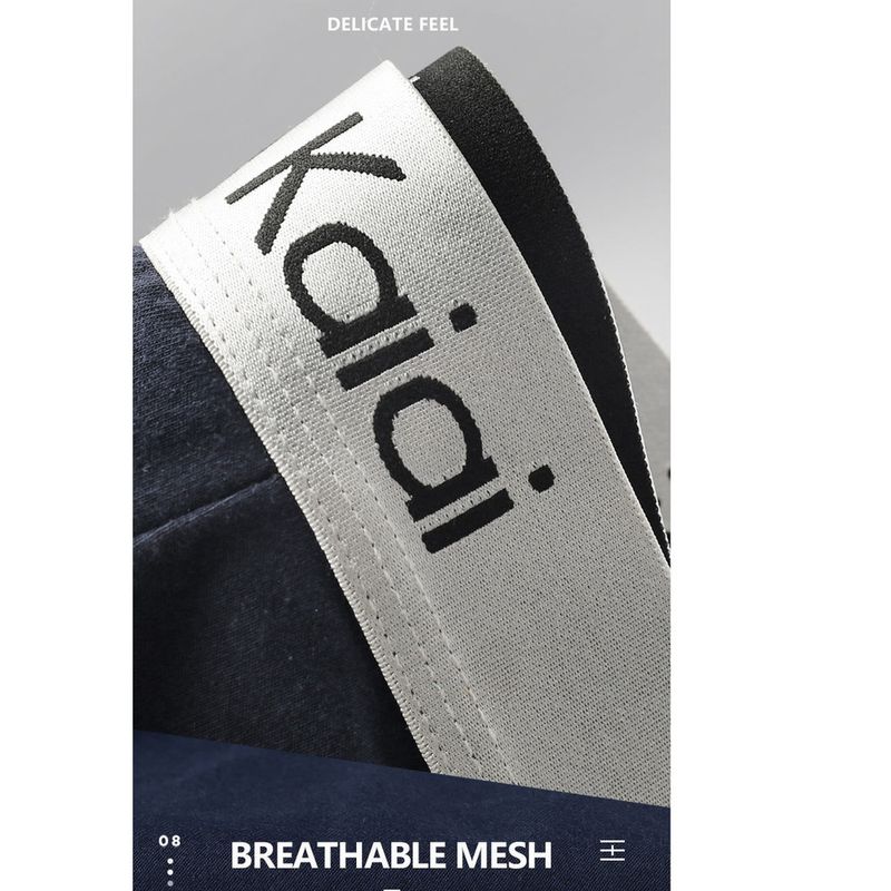 Lenjerie de corp pentru bărbați, bumbac pur cu unghi plat, patru colțuri la modă, antibacteriene, respirabile, pantaloni scurți sexy, pantaloni scurți pentru tineri și_voghion.com