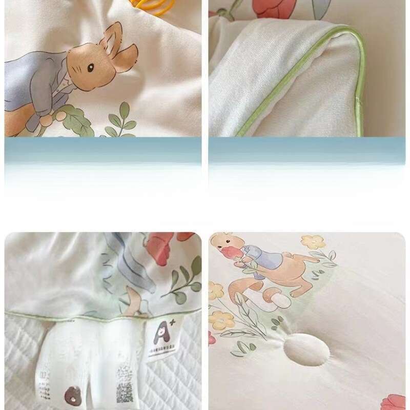 Couverture épaisse et chaude en coton tricoté pour l'été, vêtement frais et frais, motif dessin animé, pour enfants, printemps, automne et hiver_voghion.com