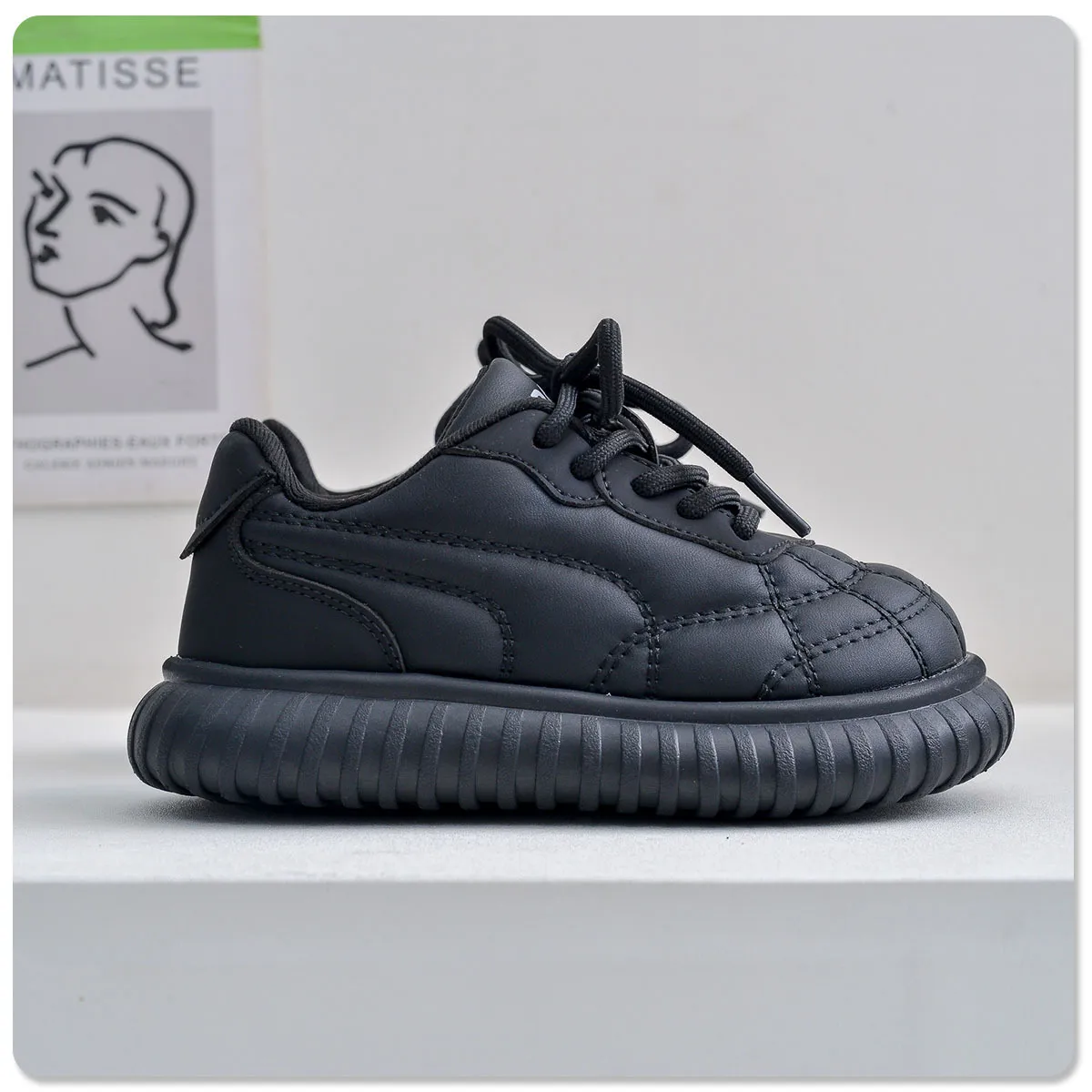 Børne bomuldssneakers til drenge og piger, ungdom, afslappet, skridsikre, småbørn, vintervarme sko, Littlesprouts træningssko, babystørrelser_voghion.com