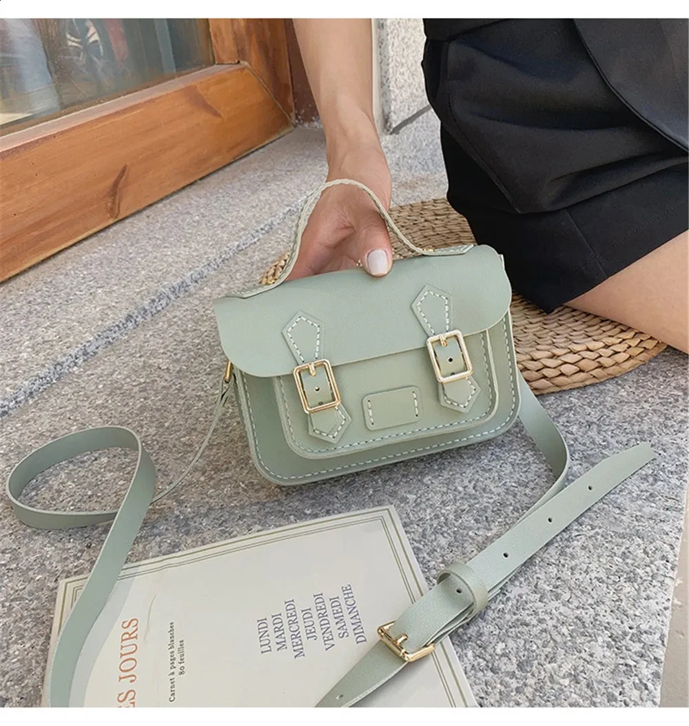 Vintage Cambridge PU-leer DIY handgemaakte tassen mode handtas dames crossbody schoudertas handgemaakte naaiaccessoires_voghion.com