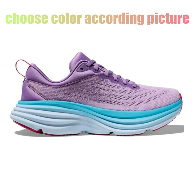 women Men Designer Running Shoes Clifton 9 Bondi 8 Triple Black White Olive Grey Blue Pink Orange Mens Trainers Sports_voghion.com
