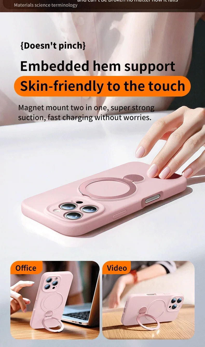 Magnetische Handyhülle Mit Ladefunktion Und Trageschlaufe_voghion.com