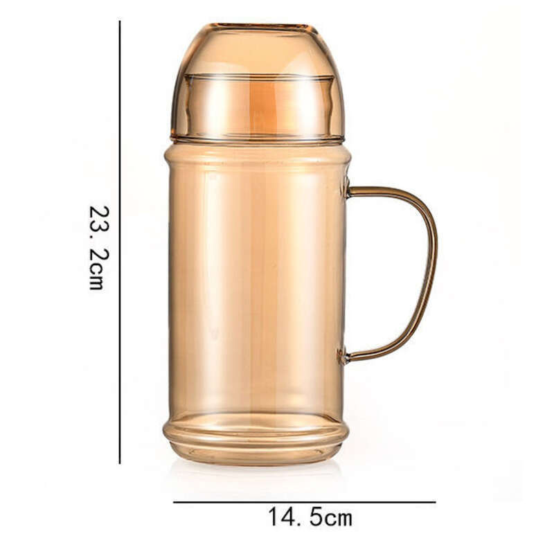 【Recensione del marchio 5.795 milioni+】 Tazza in vetro borosilicato ad alta resistenza al calore con grande capacità per una persona per bere,_voghion.com