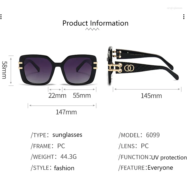 Occhiali da sole da uomo e da donna, stile retrò, quadrati, occhiali da sole casual, occhiali da vista, occhiali da sole polarizzati, resistenti ai raggi UV_voghion.com