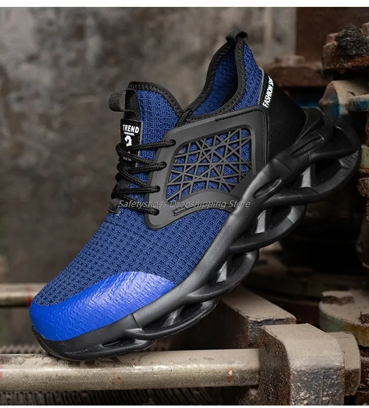 Männliche Turnschuhe Herren Sicherheitsarbeitsstiefel für Mann Stahlkappe Antismashing Arbeitsschuhe Drop Protective 221007_voghion.com