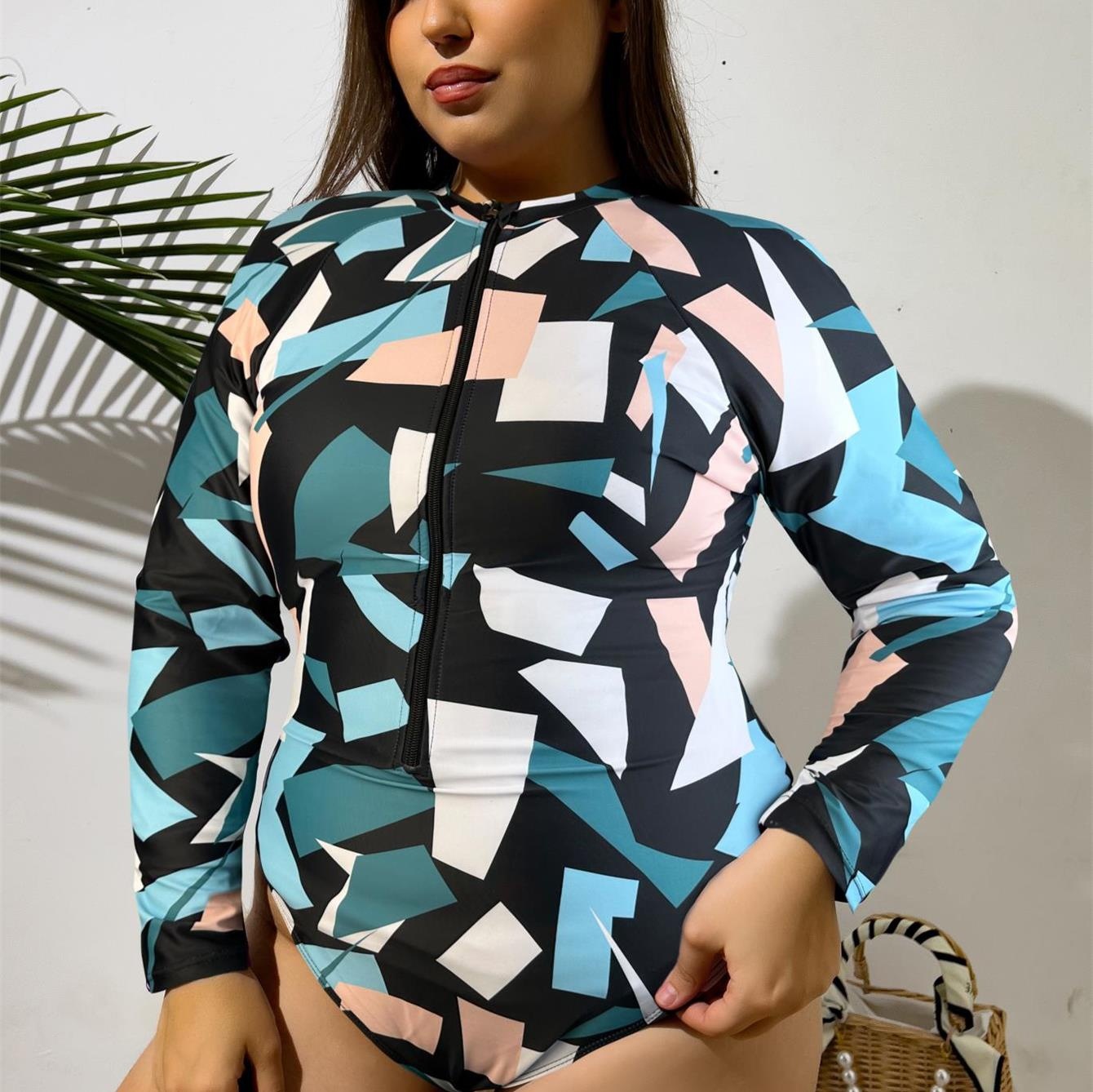 Maillot de bain une pièce Sexy pour femmes, grande taille, taille haute, Bikini_voghion.com