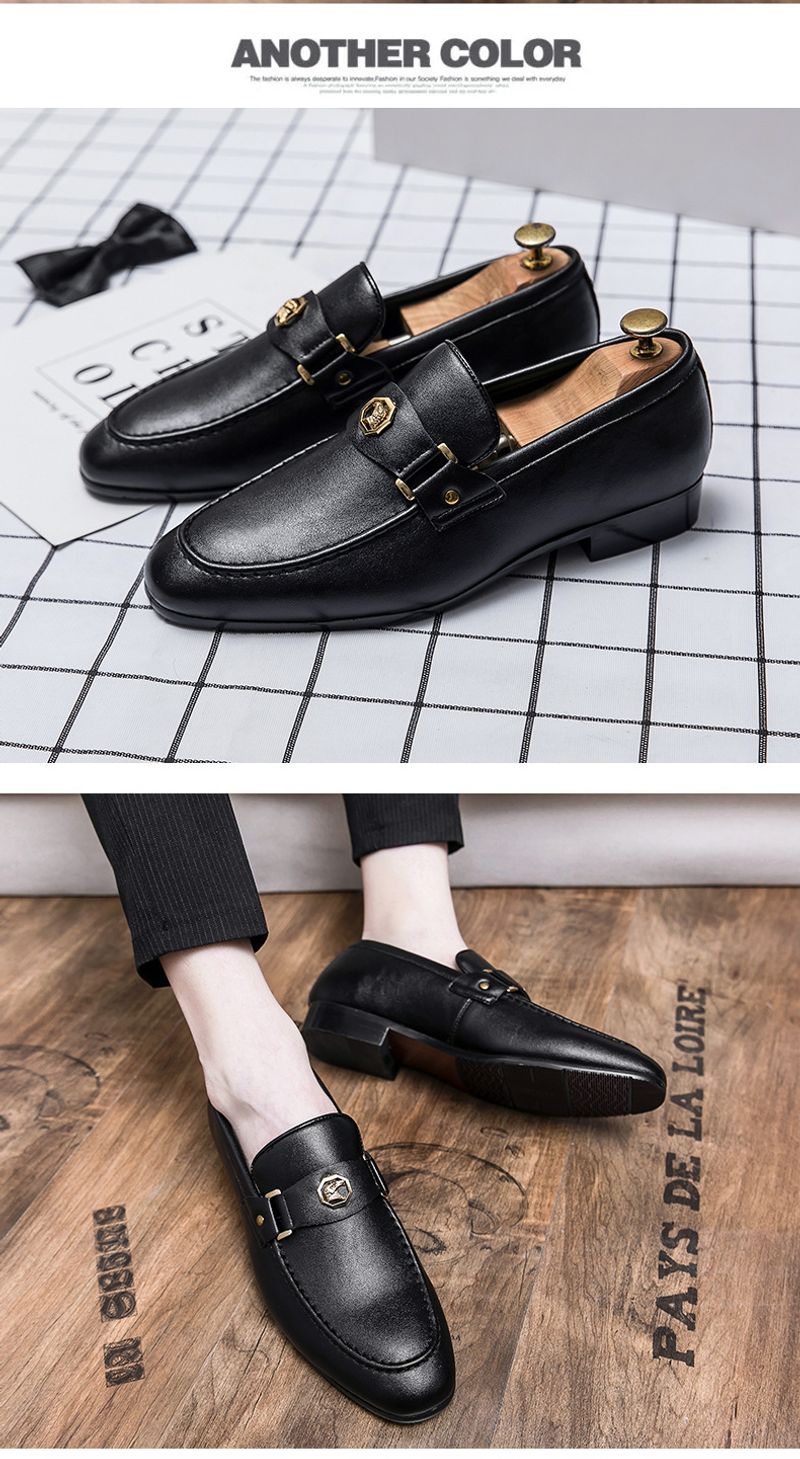 Velike poslovne elegantne muške kožne cipele, novi proljetni modni set, mokasine, cipele za opuštanje_voghion.com