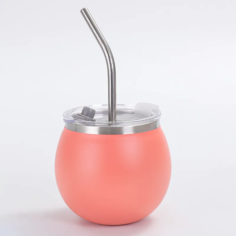 Madai Coffee Cup - Vacuum Insulated|Creative Straw|EU Made_voghion.com