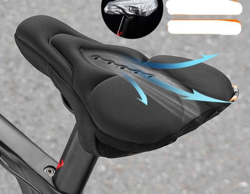 93% Positive Review Rate: Western Rider Cushion Memory Cotton Soft Cushion, Thickened Silicone Mountain Bike Seat Cover,_voghion.com