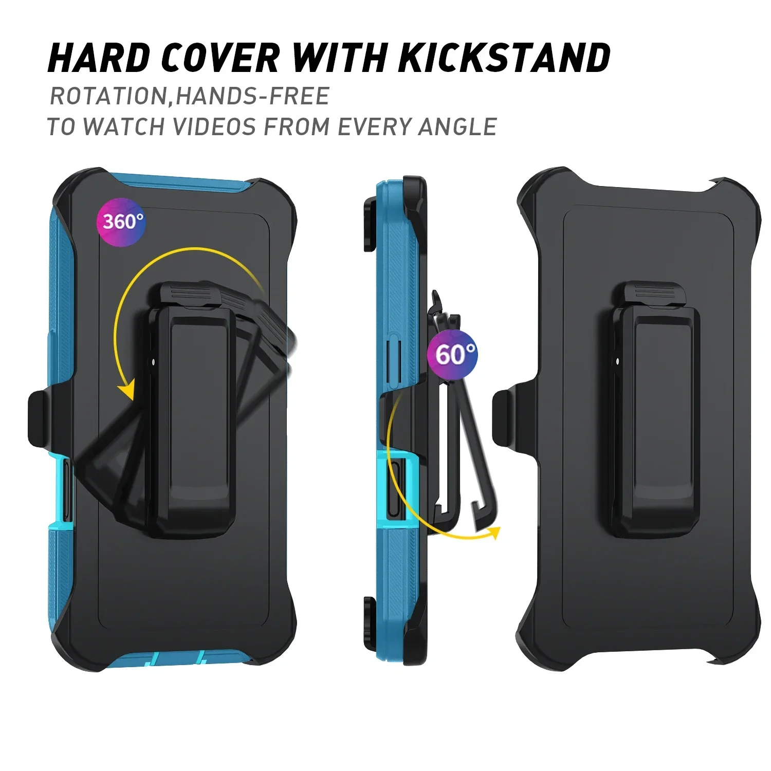 Stoßfeste Handyhülle Für Iphone, Robuste Schutzhülle Mit Backcover_voghion.com