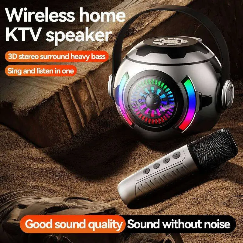 Multicolor RGB Disco-Style Karaoke Hine For Parties - Wireless Bluetooth Audio Speakers_voghion.com