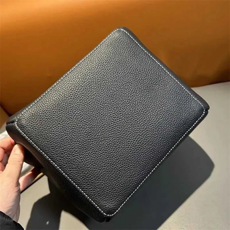Stilvolle Handtasche Trend Minimalist Commuter Bucket Gehobene Korbtasche Damen Leder Unterarmtasche Ba241216_voghion.com